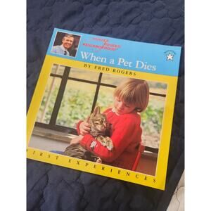 Vintage When a Pet Dies by Fred Rogers (1988‎ Paperback)